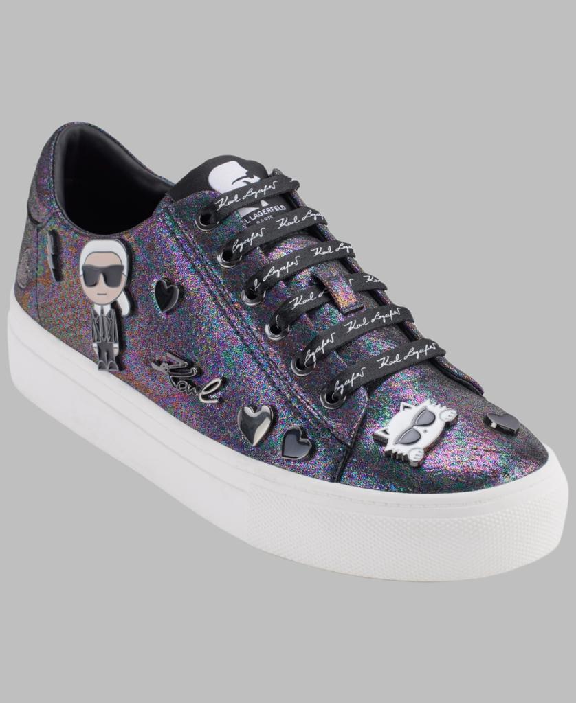 ✨カエデ Style ブランドSHOP✨ Karl Lagerfeld Paris Women's Cate Embellished Sneakers