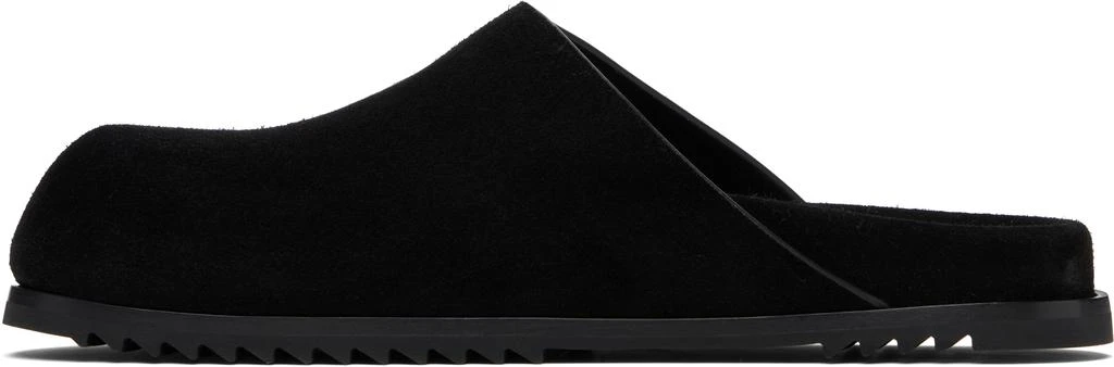 Rick Owens Black Concordians Granola Mule Loafers 3