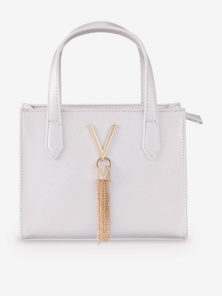 Valentino Valentino Girls Divina Tote Bag in Silver (20cm) 1