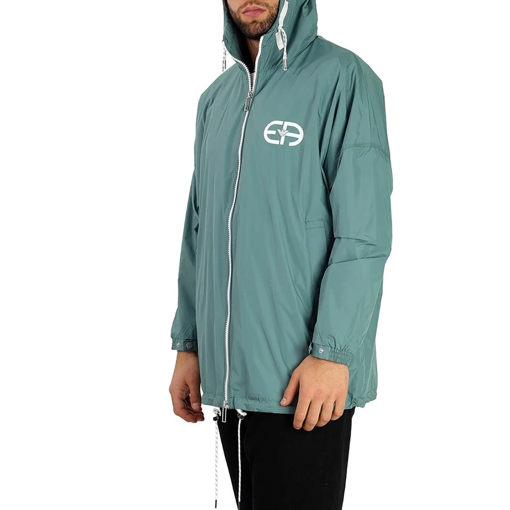 Emporio Armani Emporio Armani Men's Logo Print Hooded Blouson Jacket, Brand Size 50 (US Size 40) 2