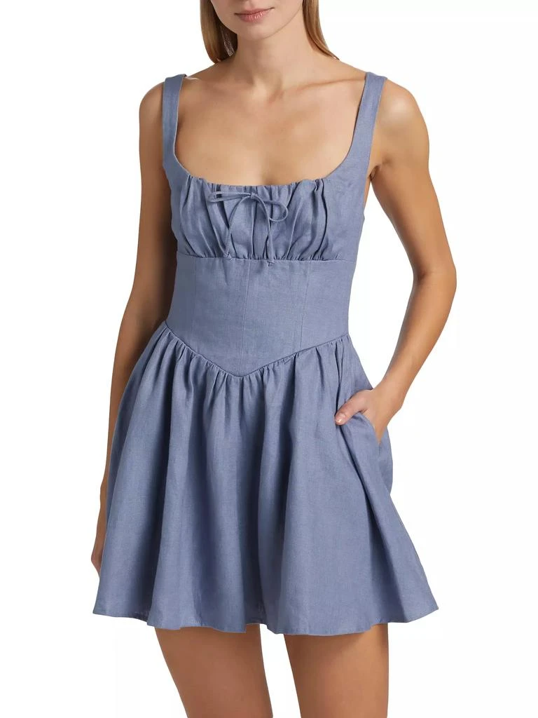 Reformation Daria Linen Minidress 3
