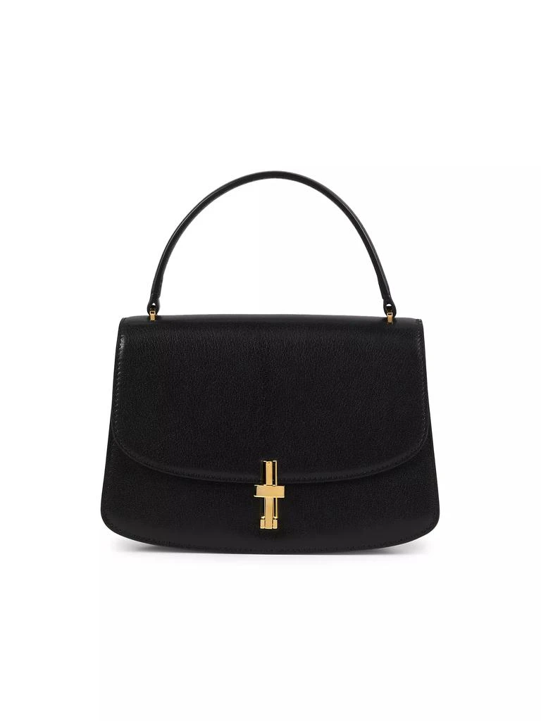 The Row Sofia Leather Top Handle Bag 1