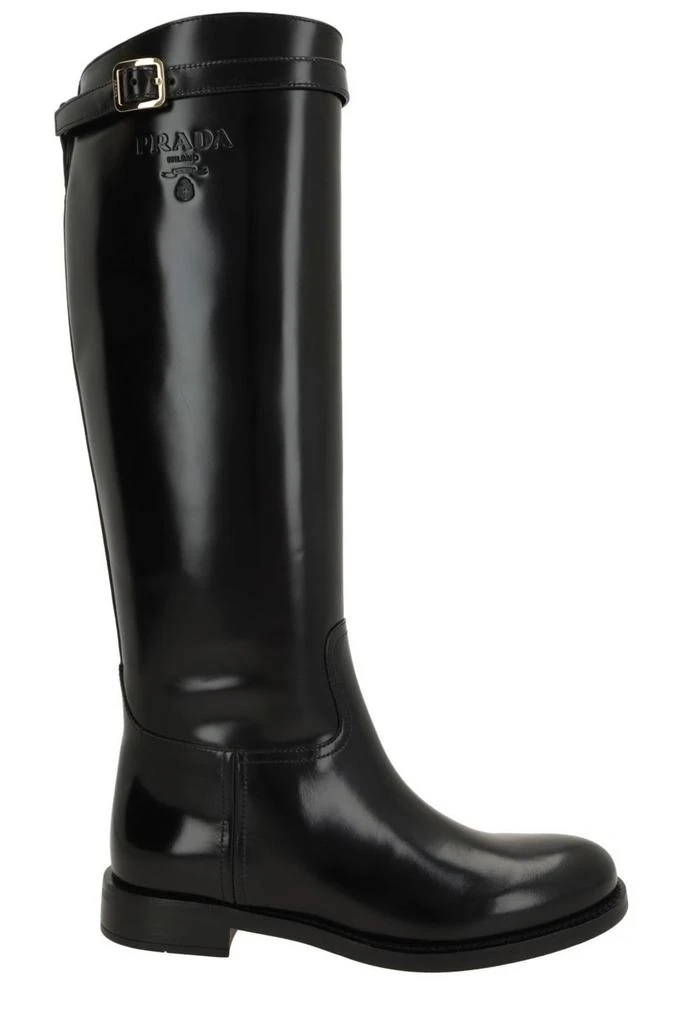 Prada Prada Round-Toe Zipped Boots 1