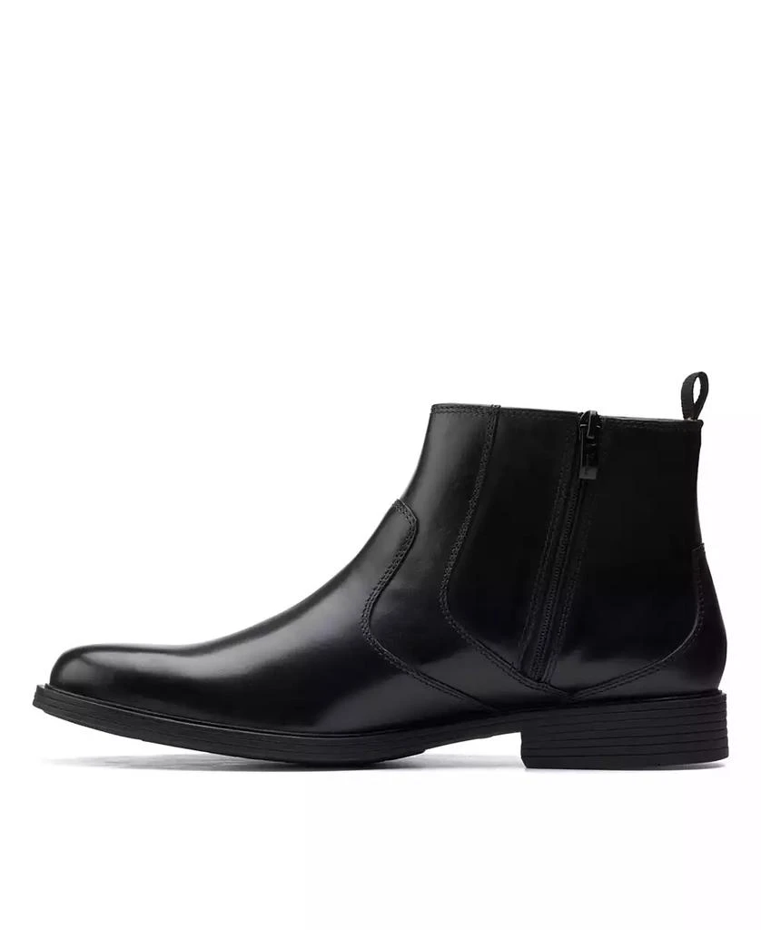 Clarks Men's Whiddon Leather Zip Boot 6