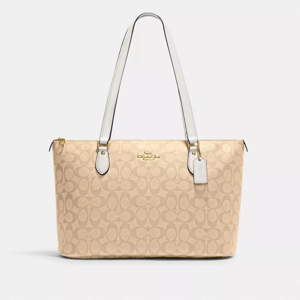 Coach Gallery Tote Bag In Signature Canvas 1