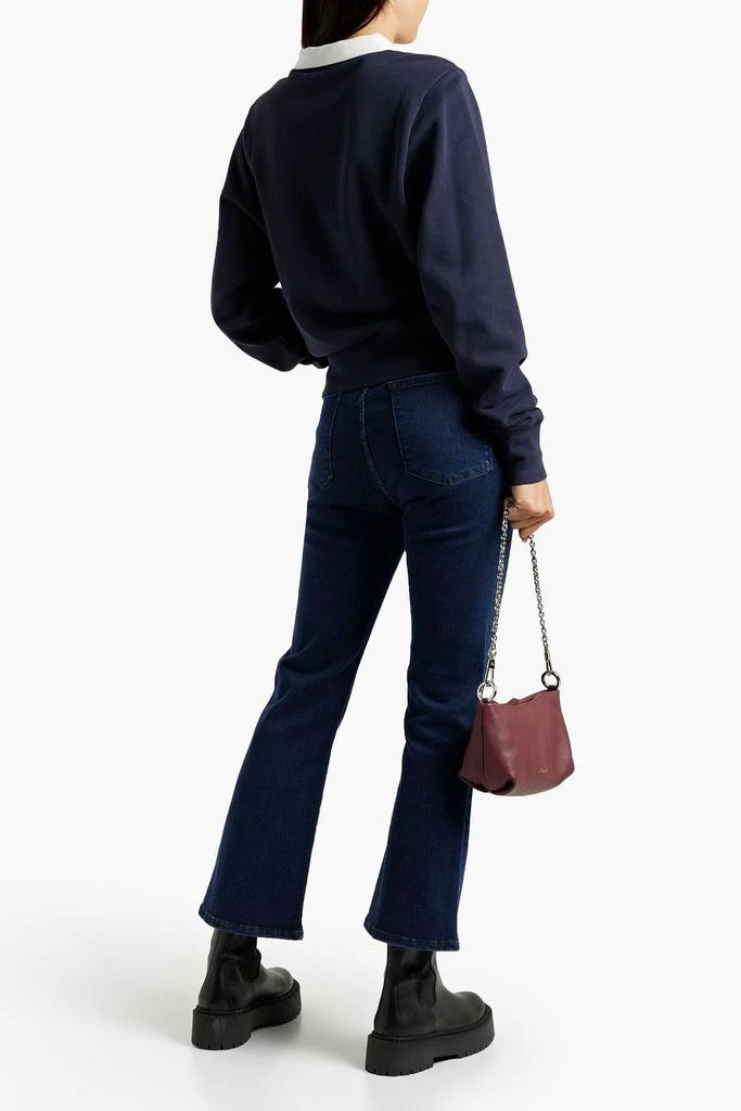 FRAME Le Crop Mini Boot cropped mid-rise bootcut jeans 3
