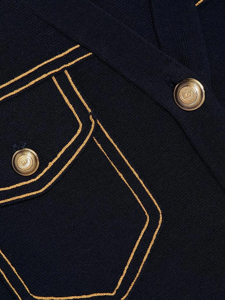 Cinq à Sept Elisha Contrast Piped Cardigan 7