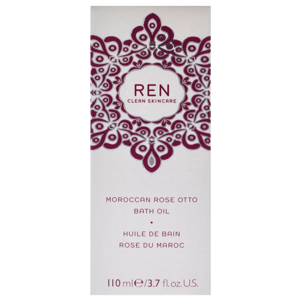 REN Clean Skincare Moroccan Rose Otto Bath Oil by  for Unisex - 3.7 oz Oil 5