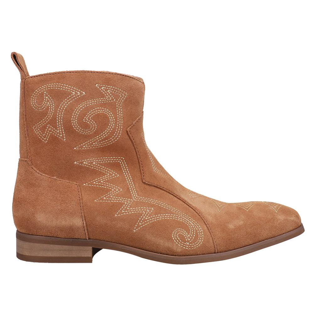 Dingo Brooks Embroidered Round Toe Western Boots