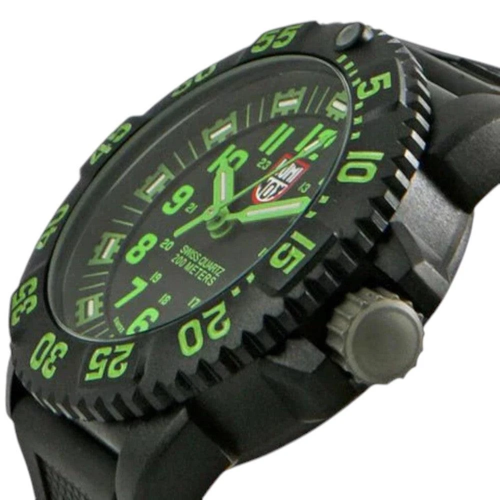 Luminox LUMINOX Men's XS.3067.F EVO Navy SEAL Colormark Black/Green Watch 2