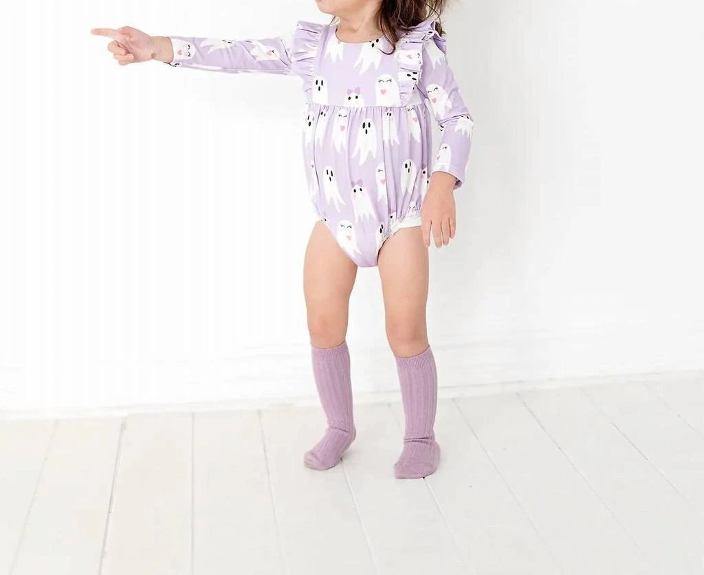 Ollie Jay Girly Ghost Leah Romper In Purple 2