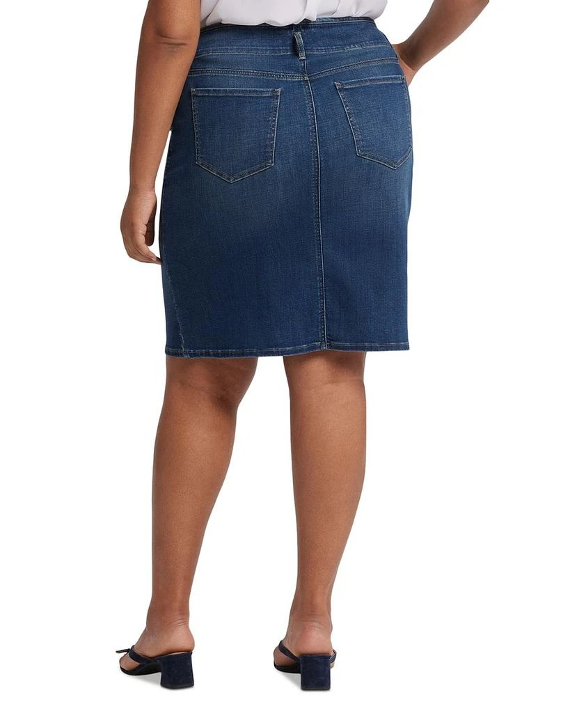 NYDJ Plus Denim Skirt in Olympus 2