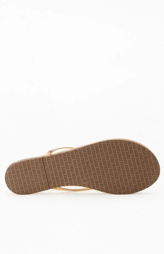 Tkees Women's Gold Metallics Sandals 4