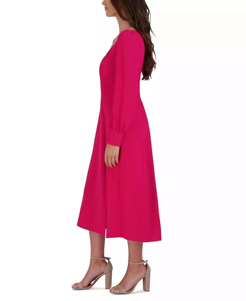 julia jordan Women's Long-Sleeve Midi Dress 3