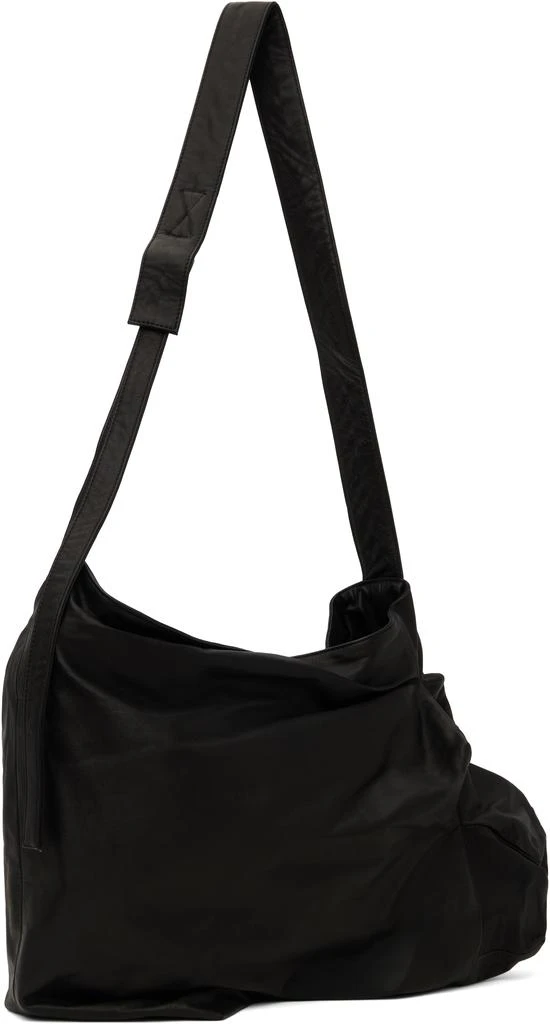 YOHJI YAMAMOTO Black Uneven Crossbody Bag 2
