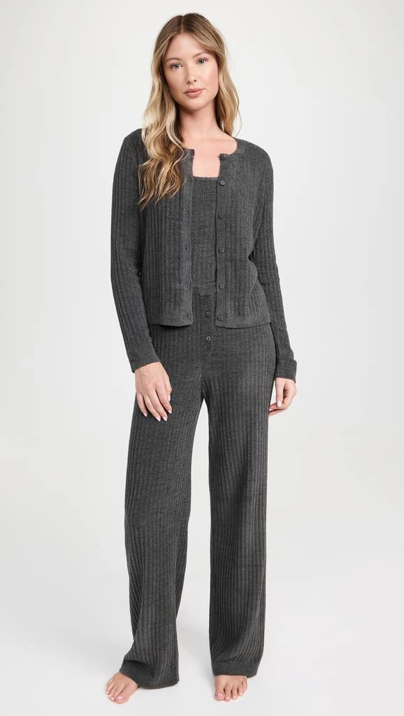 Barefoot Dreams CozyChic Ultra Light Ribbed Button Cardigan 4
