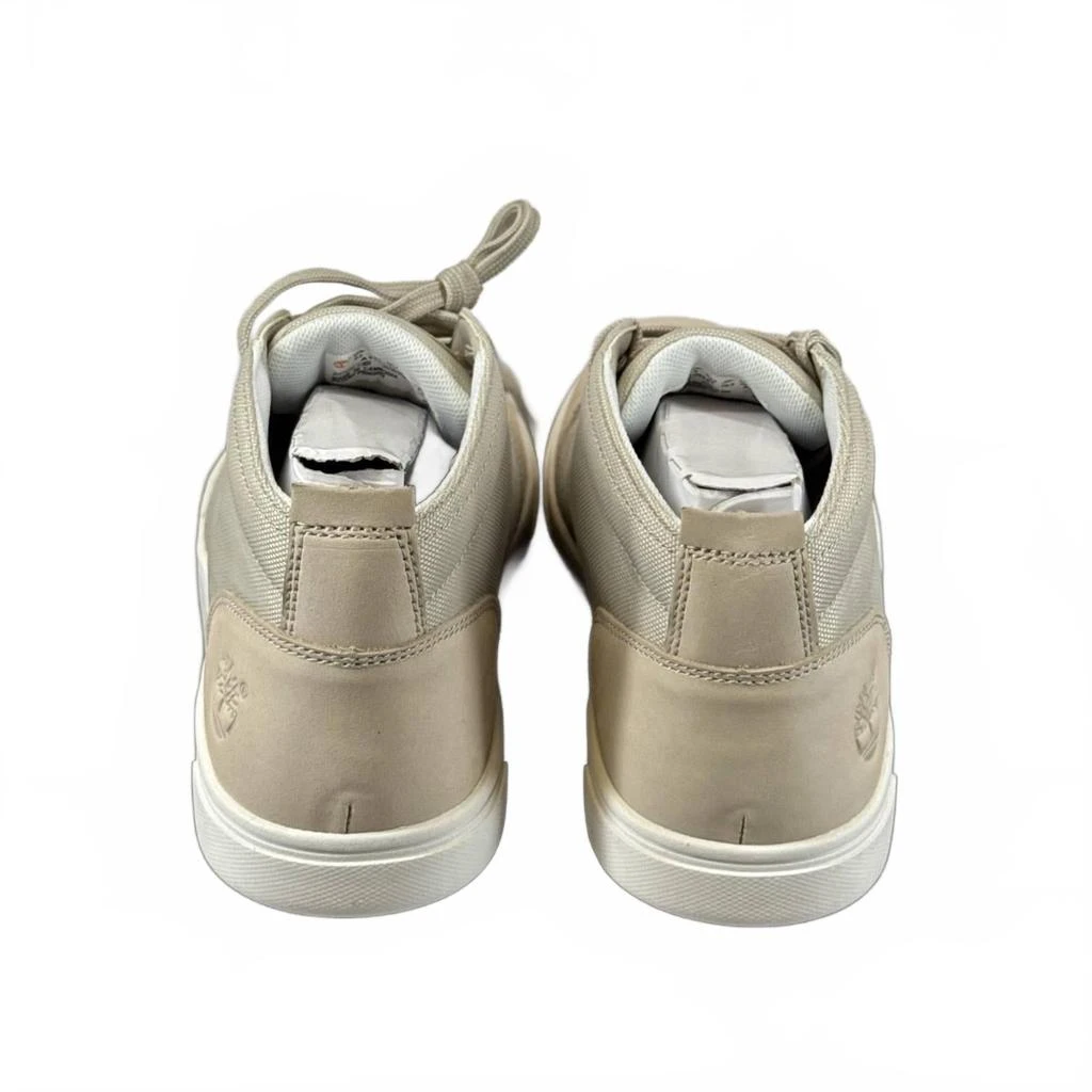 NEW TIMBERLAND men\'s groveton chukka suede canvas casual shoes in chalk white Men main image 2