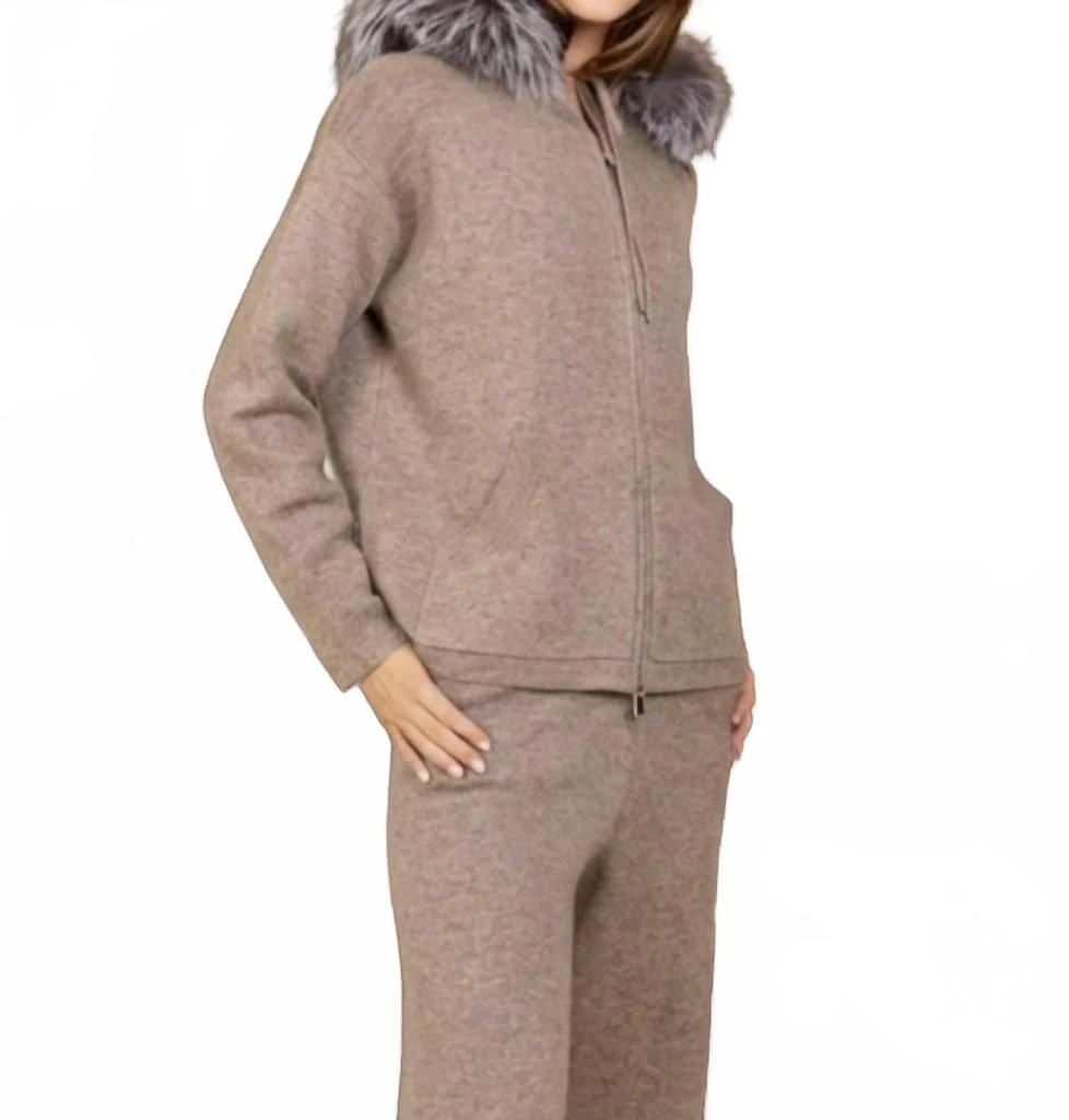 JESSIE LIU Kendra Tracksuit In Khaki 2