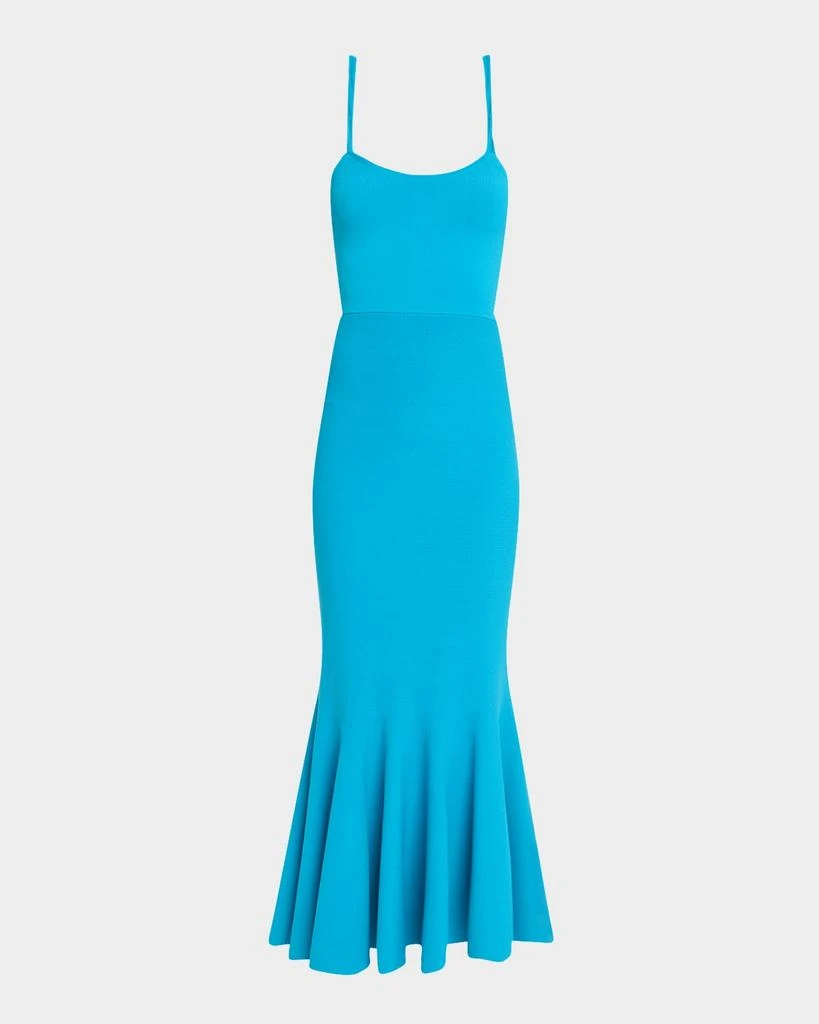 ET OCHS Tess Sleeveless Flounce Knit Midi Dress 1
