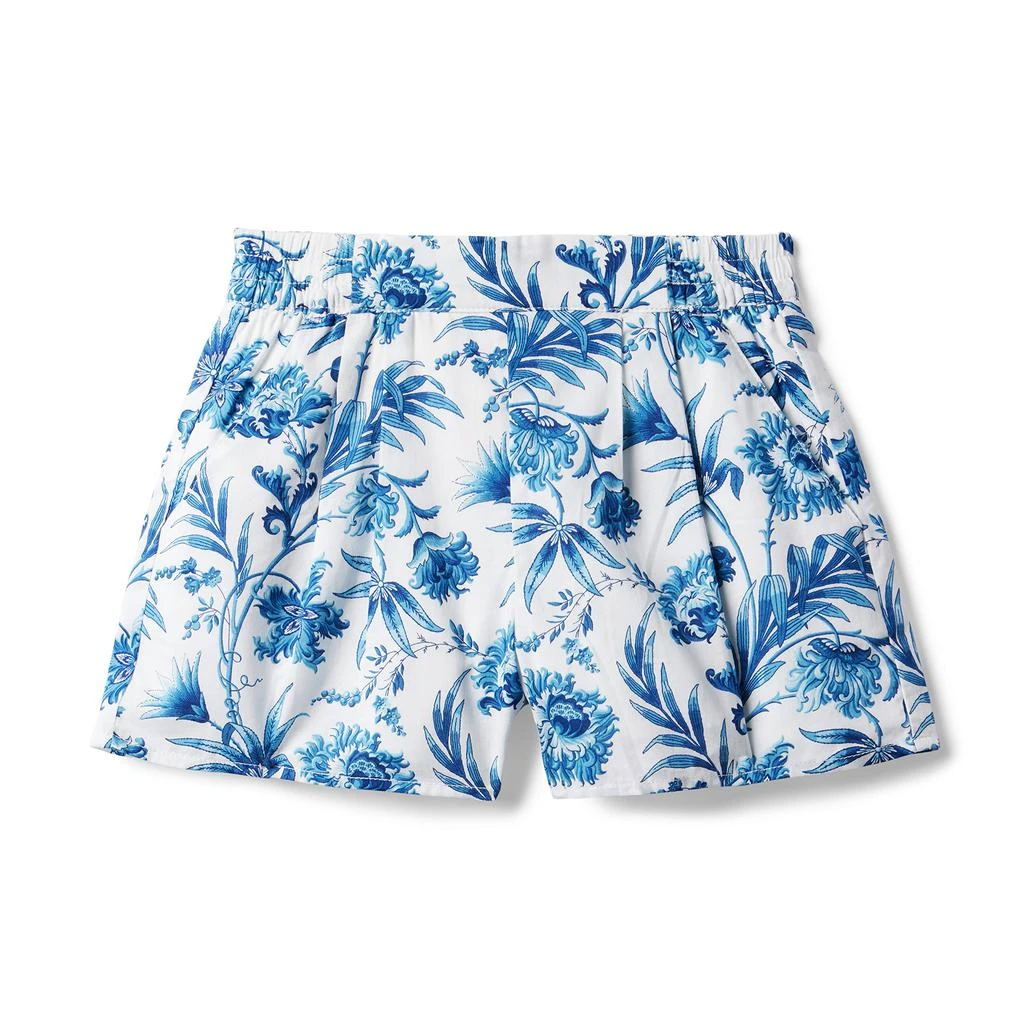 Janie and Jack Floral Ruffle Shorts (Toddler/Little Kids/Big Kids) 1