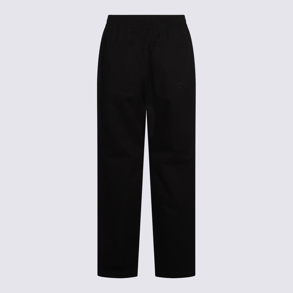 Maison Kitsune Maison Kitsuné Black Cotton Pants
