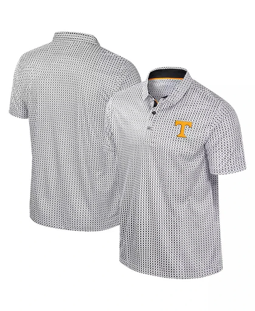 Colosseum Men's Black Tennessee Volunteers Big Tall Marty Rival Polo Shirt 1
