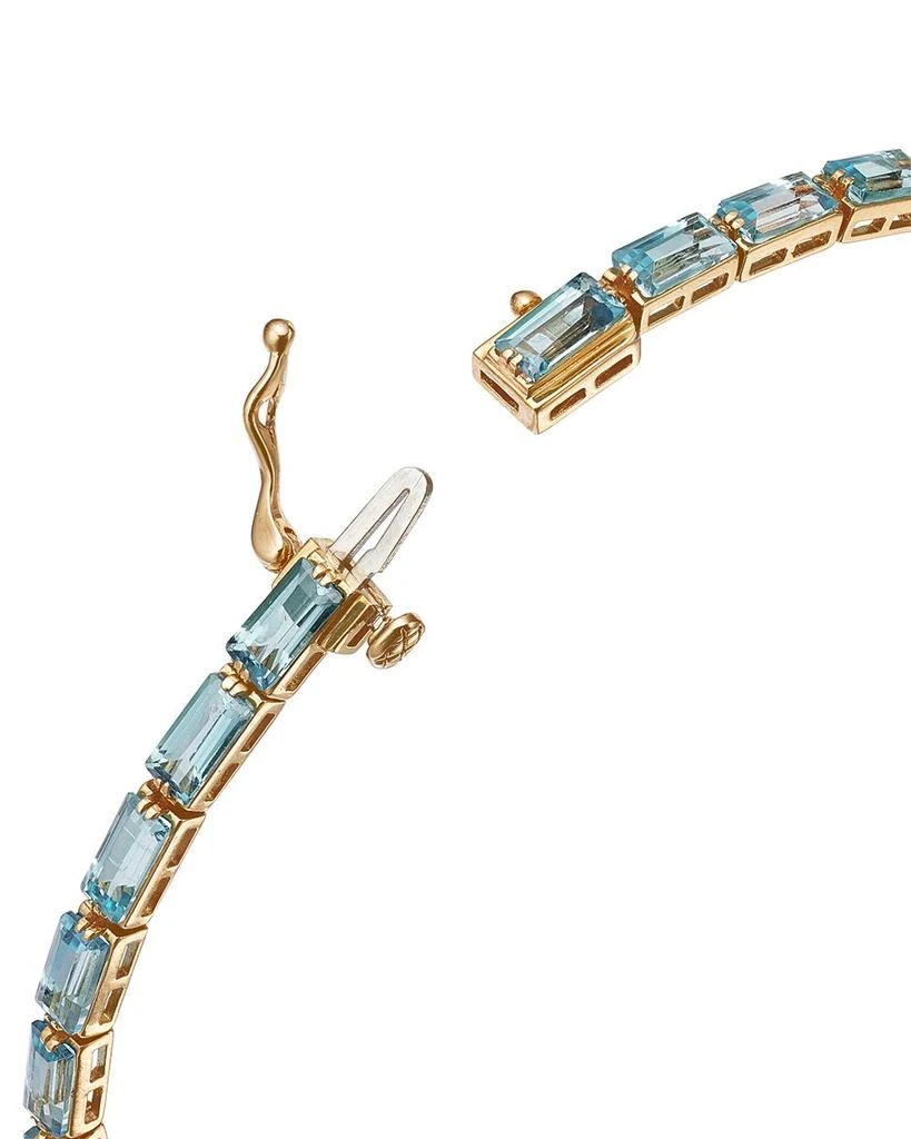 Bloomingdale
s Swiss Blue Topaz Bangle Bracelet in 14K Yellow Gold 4
