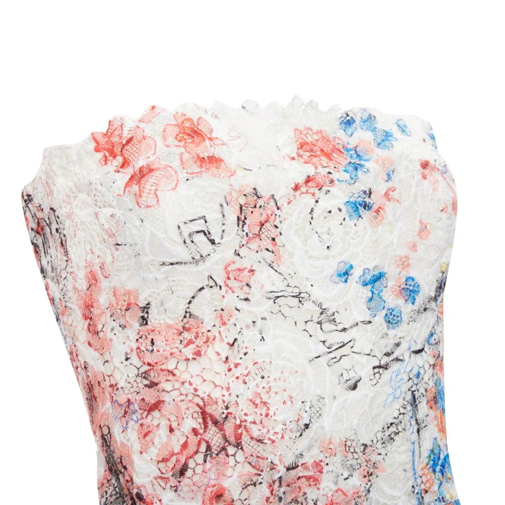 Shop Runway scribble print lace lace strapless midi dress on Sale at  BeyondStyle  Get 37% Off Runway scribble print lace lace strapless midi  dress with Limited-Time Flash Deals, Exclusive Discounts, and