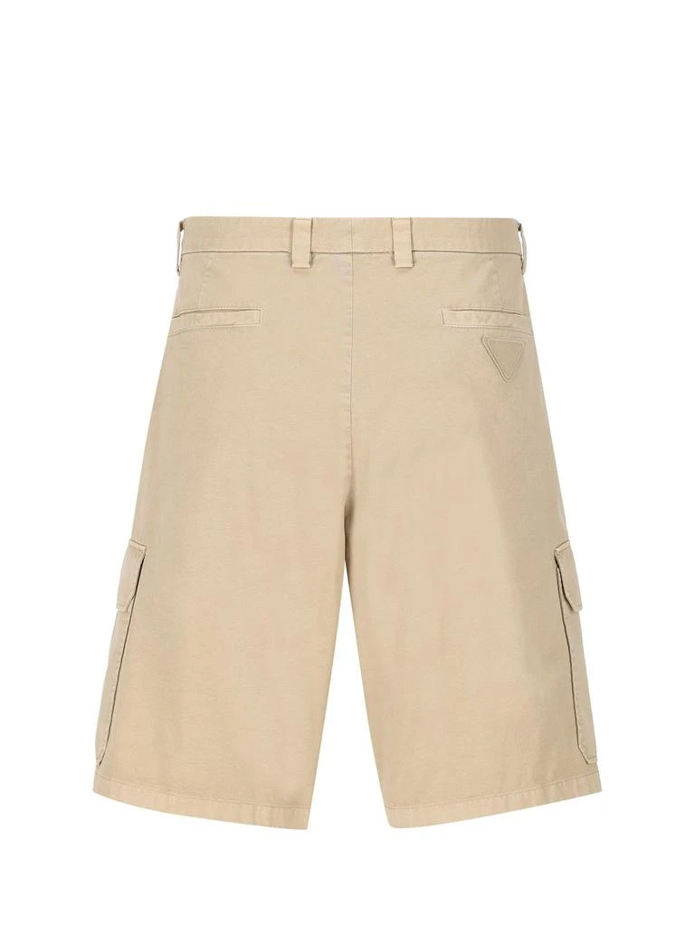 Prada Prada Triangle Patch Shorts 2