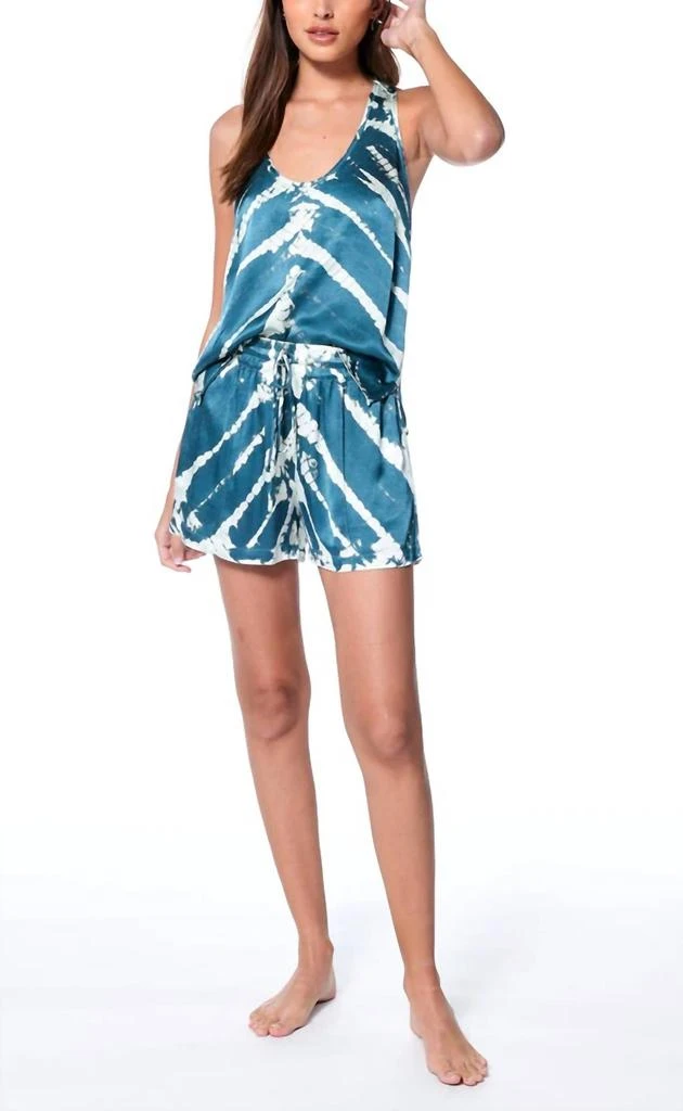 Young Fabulous & Broke SAGE TANK HEAVY SATIN 4