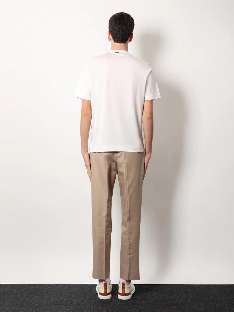 Zegna Leggerissimo cotton and silk t-shirt 3