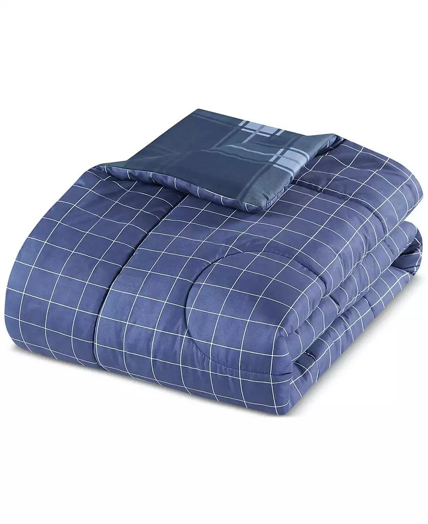 JLA Home Leo 3-Pc Reversible Plaid Comforter Set, Exclusively at Macy’s 3