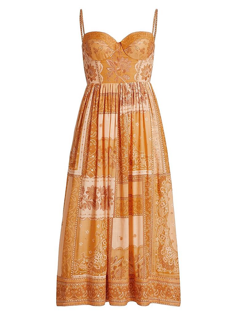 ZIMMERMANN 8066DR25RPTL 関税送料込 Zimmermann SILK WRAP MIDI DRESS - Dresses & Skirts - BeyondStyle