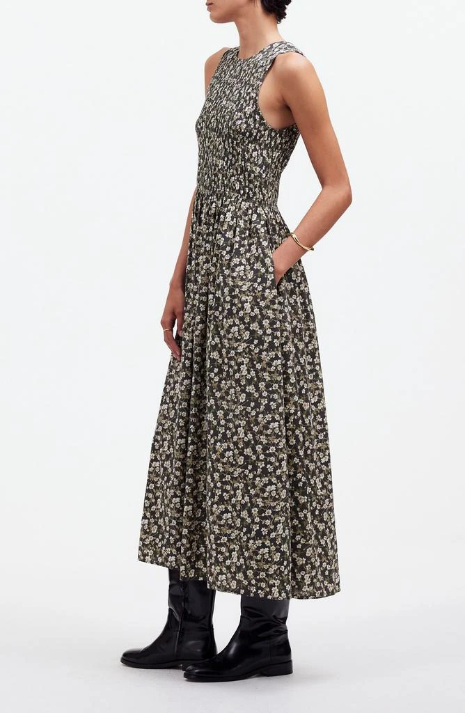 Madewell The Melody Floral Smocked Midi Dress 3