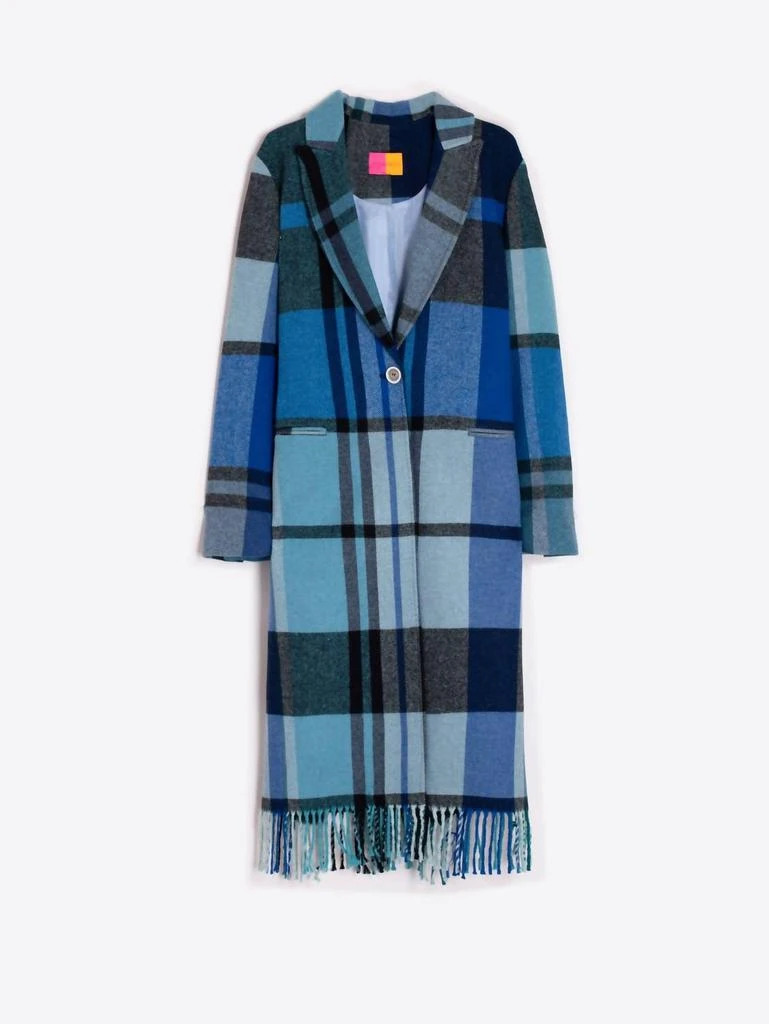 VILAGALLO Vilagallo - Katherin Plaid Blanket Coat 3