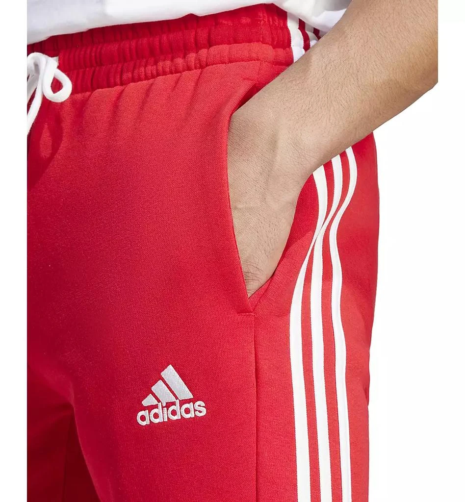 Adidas Men's Essentials 3-Stripes Regular-Fit Fleece Joggers 4