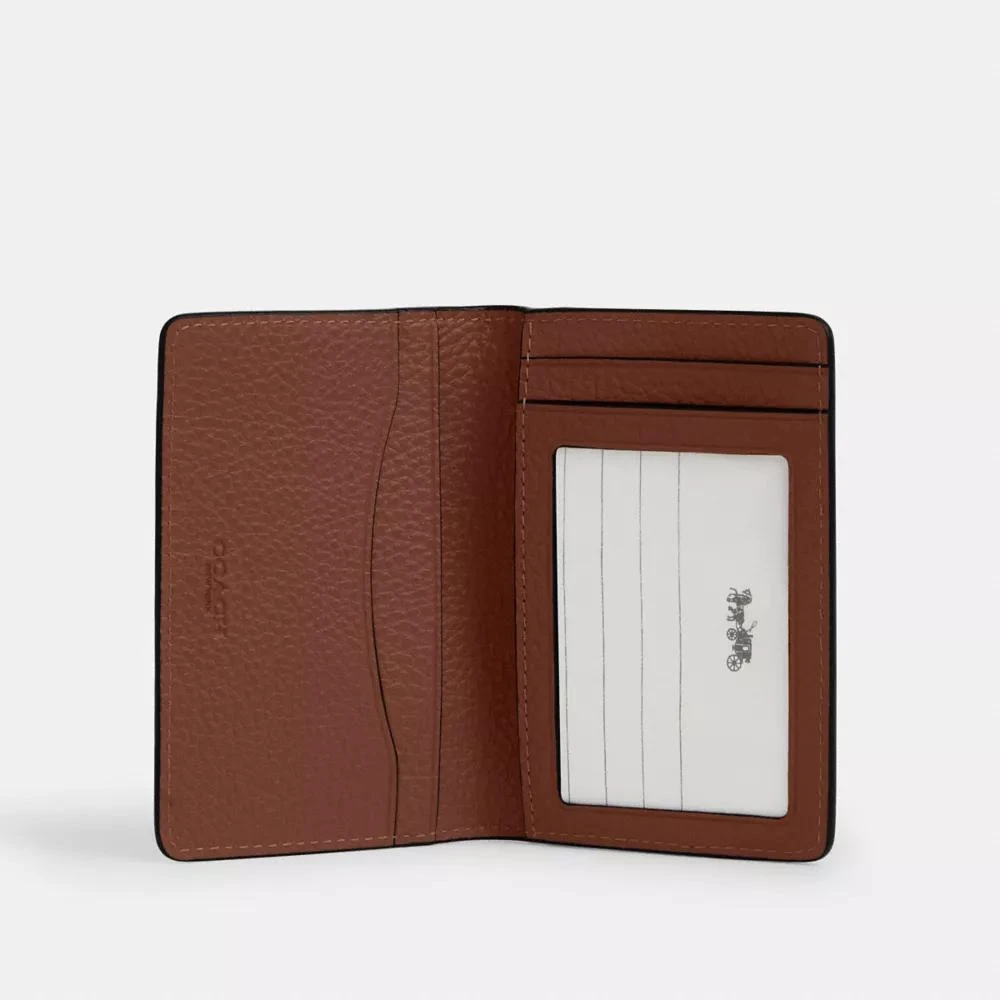 Coach Id Card Wallet In Signature Leather 2