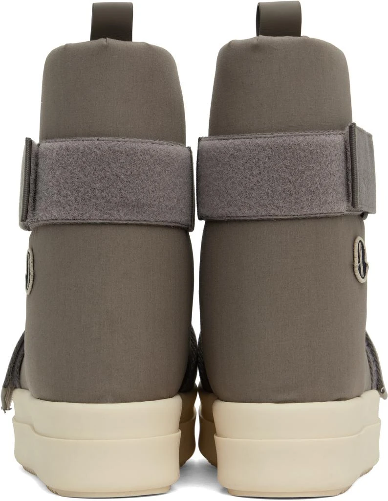 Rick Owens Moncler + Rick Owens Gray Low Splint Boots 2