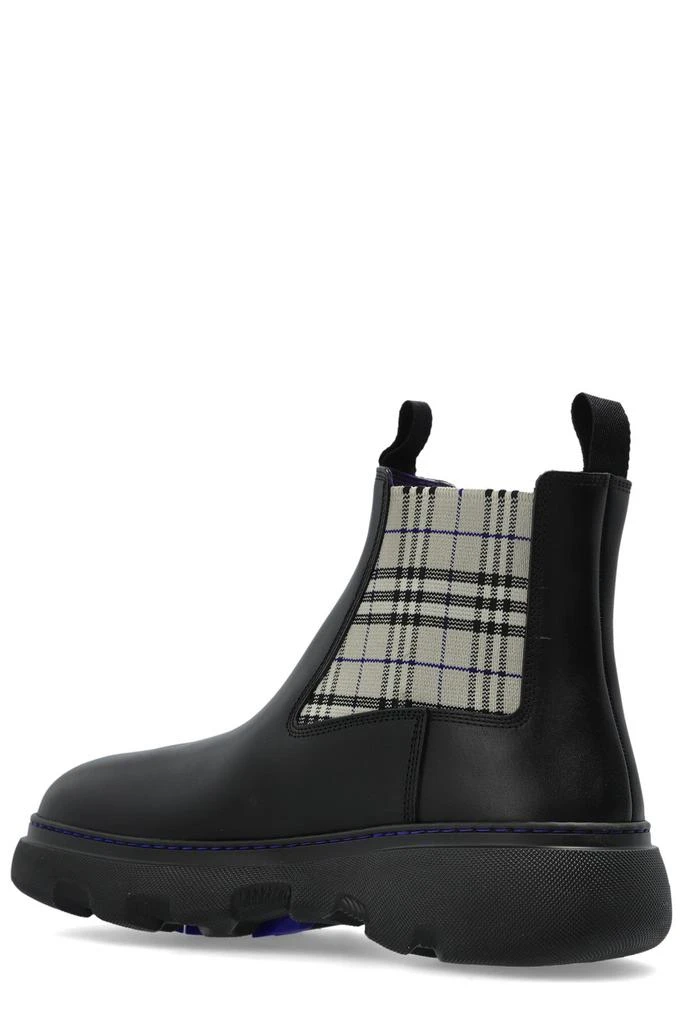 Burberry Burberry Creeper Check Pattern Chelsea Ankle Boots 3