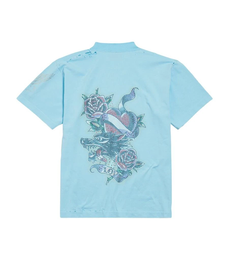 Balenciaga Cotton Tacky Tattoo T-Shirt 2
