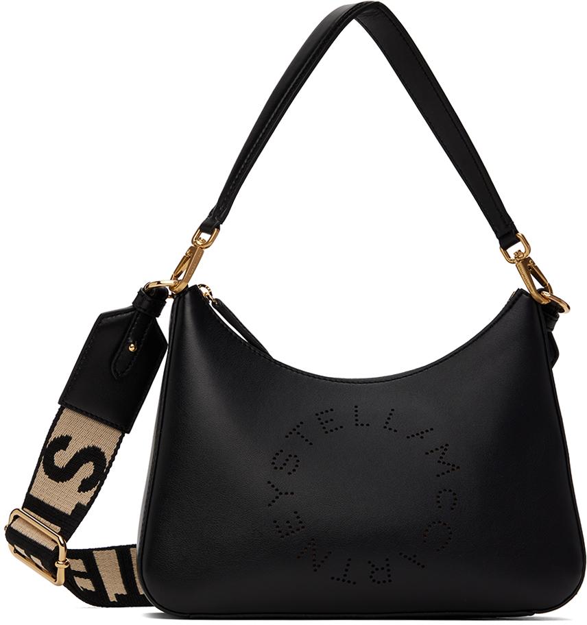 Stella McCartney Black Logo Crossbody Shoulder Bag