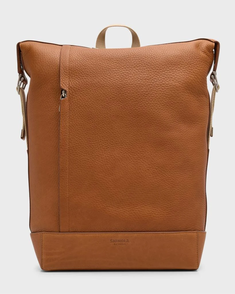 Shinola Men's Canfield Leather Backpack 1