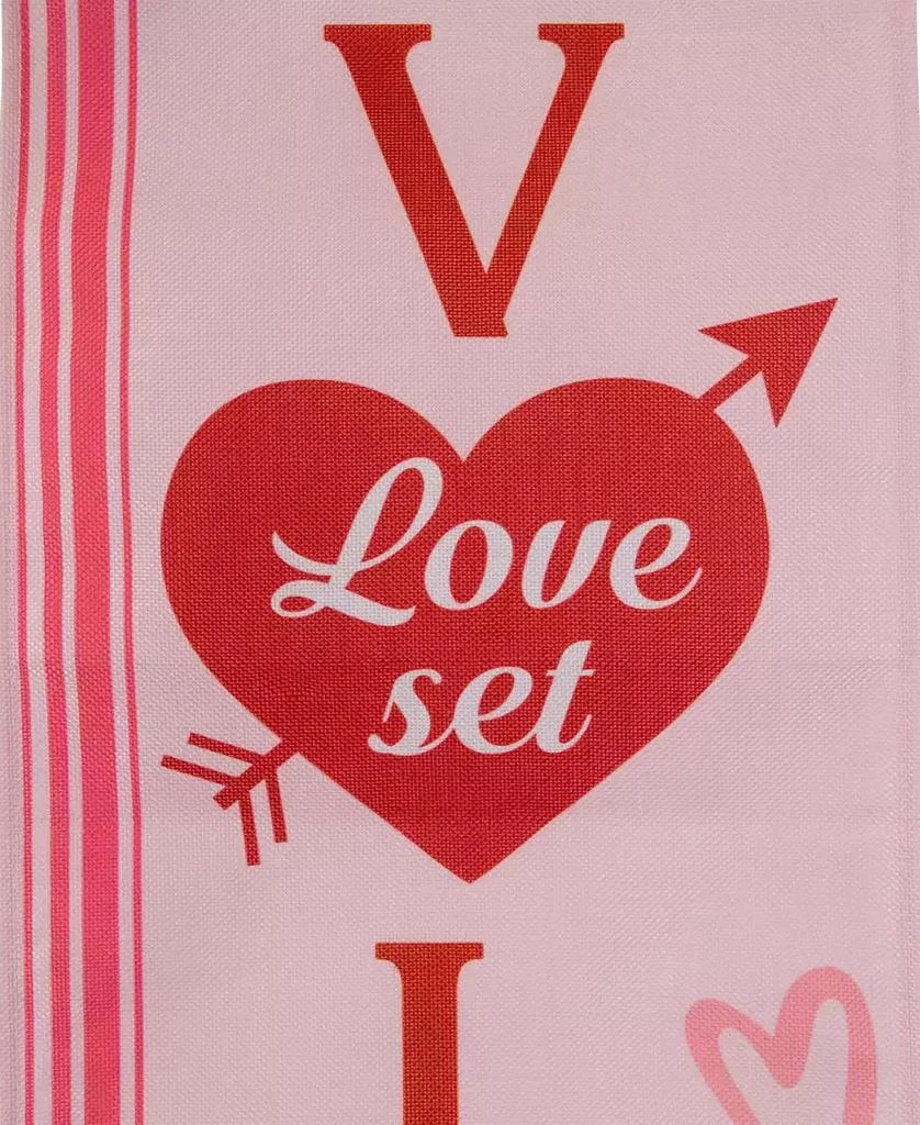Northlight "Welcome" and "Happy Valentine's Day" Outdoor Door Banners, 71" 4