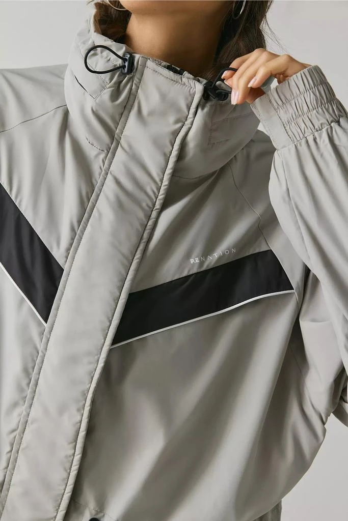 P.E Nation P.E Nation Shelter Biscuit Cropped Windbreaker Jacket 2