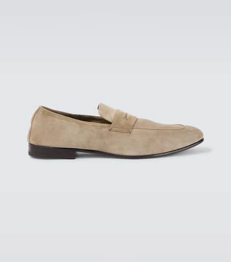 Zegna L'Asola suede penny loafers 1