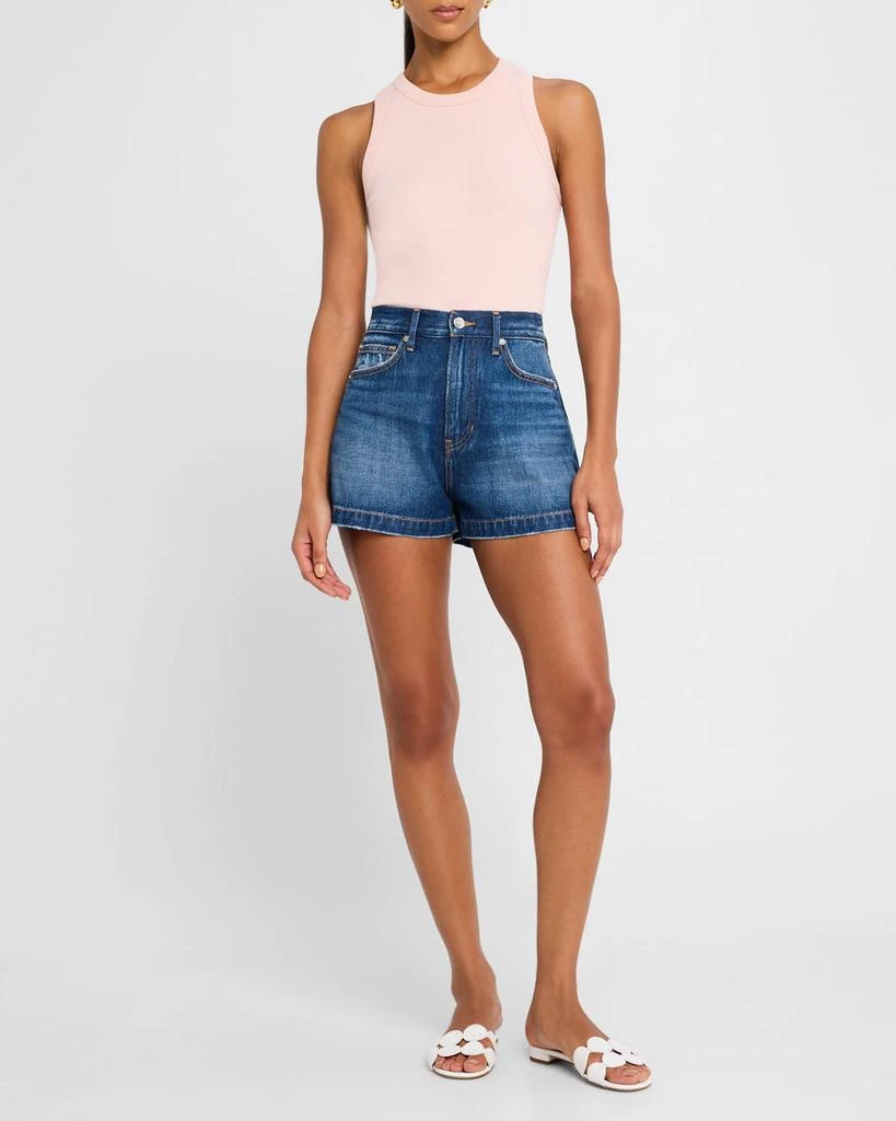 VERONICA BEARD Jordyn Cropped Tank Top 2