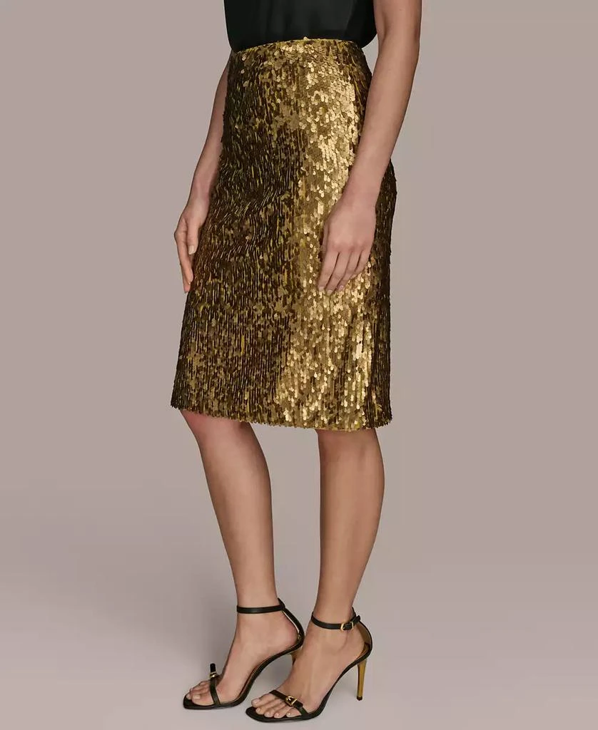 Donna Karan Women's Sequin Embellished Pencil Skirt 3