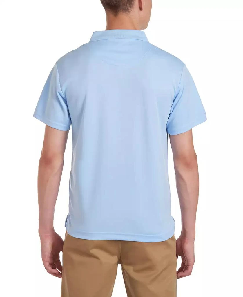 Nautica Young Men Uniform Short Sleeve Performance Stretch Polo 2
