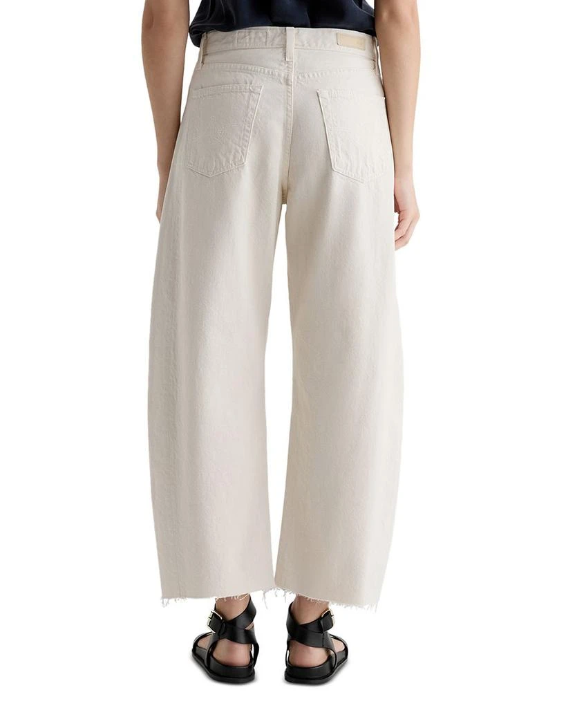 AG Hattie High Rise Crop Barrel Jeans in Opal Stone 3
