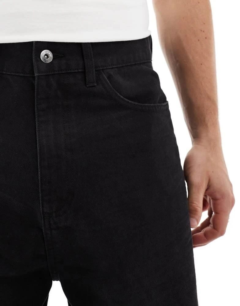COLLUSION COLLUSION X001 antifit jeans in washed black 4